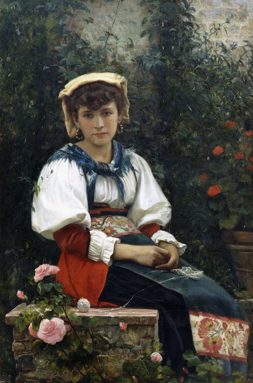 Una bellezza toscana da Giovanni Costa
