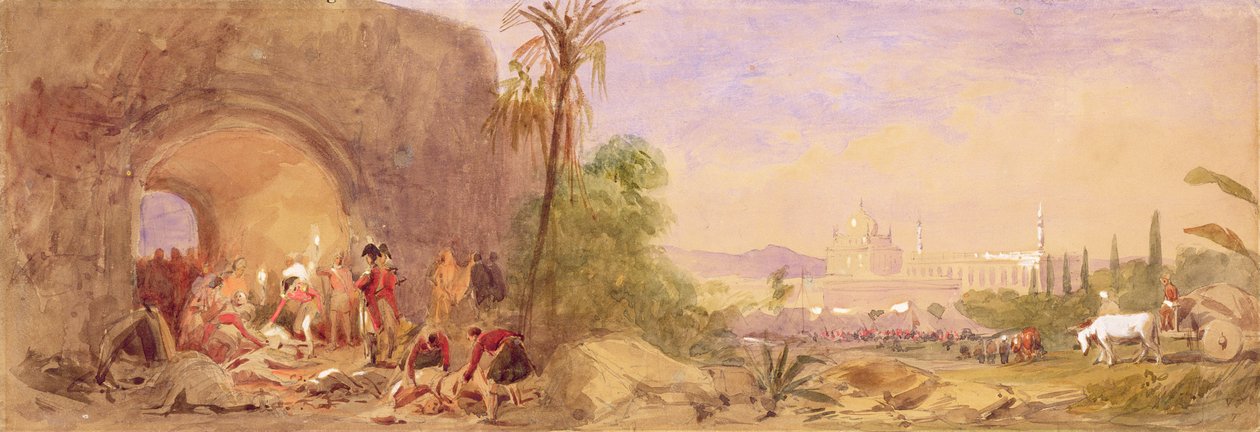 La scoperta del corpo di Tipu alla Porta dell