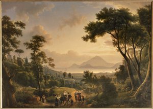 Veduta della costa di Posillipo Regno di Napoli