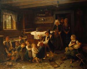Bambini che Giocano in un Interno, 1873