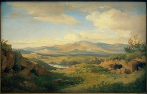 C.Morgenstern, Vista sulle grotte di Cervara
