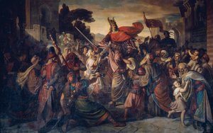 La ricezione di Manfredi (1231-1266) dai Saraceni a Luceria nel 1254