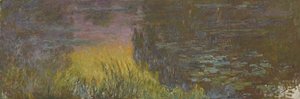 Le ninfee - Sole al tramonto