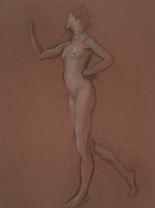 Studio per figura delle 7 am da Edwin Austin Abbey