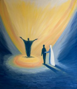 Quando preghiamo Maria, lei ci conduce più vicino a Cristo suo figlio affinché possiamo unirci alla sua preghiera al Padre da Elizabeth Wang
