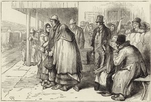 Partenza degli emigranti irlandesi