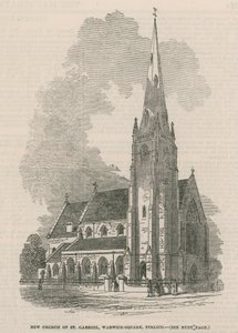 Vista generale della nuova Chiesa di San Gabriele