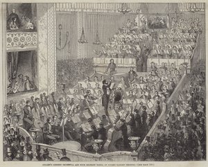 Orchestra da Concerto di Jullien e Quattro Bande Militari, al Teatro di Covent Garden