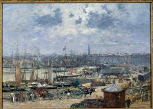 Veduta del porto di Bordeaux