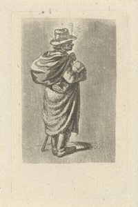 Viaggiatore con sacco sulla schiena
