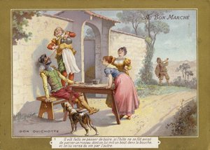 Don Chisciotte che beve