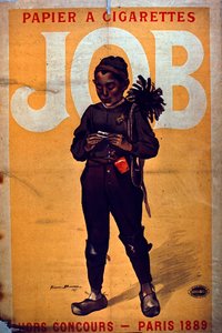 Carta da sigarette Job, 1895