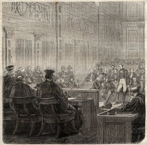 Processo presso la Corte Reale di Poitiers del Generale Jean Baptiste Breton detto Berton (1769-1822) nel 1822