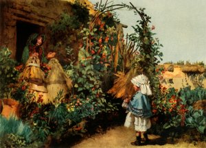 Giardino di un cottage a Stapleford, Wiltshire