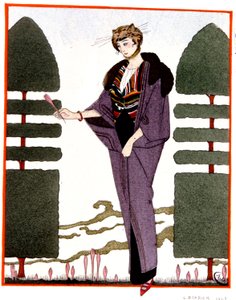Cappotto da viaggio di Mme Paquin, incisione 1914