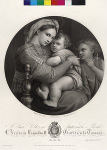 Maria con bambino - Madonna della Sedia