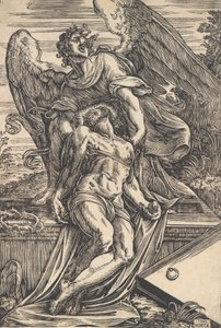 Il Cristo morto sostenuto da un angelo