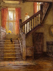La scala, Whittington Court, Gloucestershire