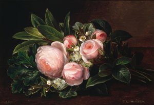J.L. Jensen, Natura morta con rose