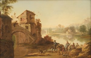 Paesaggio in stile italiano