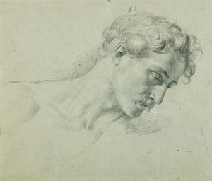 Studio della testa per "Arindal e Daura"