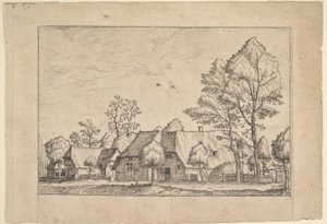 Grande fattoria con pozzo da Praediorum villarum et rusticarum casularum icones e..., ca. 1559-61