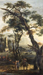 Paesaggio con mendicanti