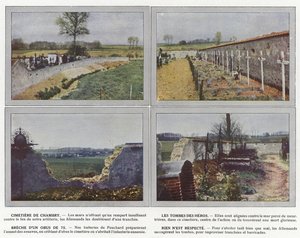 Cimitero di Chambry, Le Tombe degli Eroi, Breccia di un Obice da 75, Nulla è Rispetto