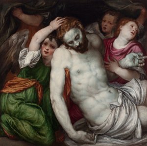 Pietà and Angels da Lambert Sustris