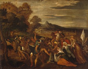 La via del Calvario da Lambert Sustris