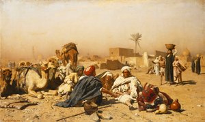 Un accampamento arabo, 1880