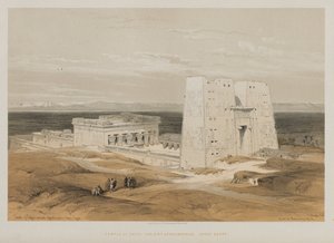 Egitto e Nubia, Volume I: Tempio di Edfou, Antica Apollinopoli, Alto Egitto, 1847
