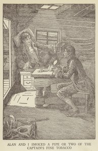 Illustrazione per Kidnapped di Robert Louis Stevenson
