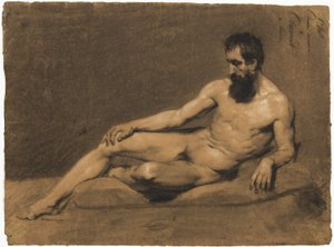 Nudo maschile reclinato