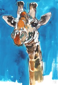 Giraffa cielo blu, 2018