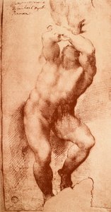 Studio per una delle figure del Giudizio Universale