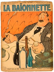 Copertina di "La Baionnette", satirico a colori