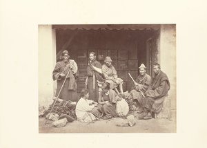 Darjeeling; Gruppo di Bhooteas e Nepaulesi