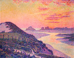 Tramonto ad Ambleteuse, Pas-de-Calais, 1899