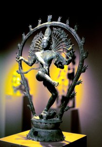 Figura in bronzo di Shiva, Tamil Nadu, India