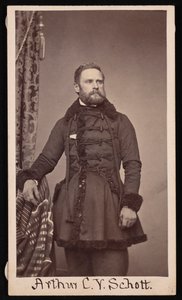 Ritratto di Arthur Carl Victor Schott 1814-1875, prima del 1875
