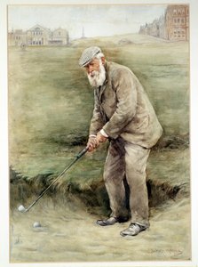 Tom Morris senior, golfista britannico, ritratto, c1910