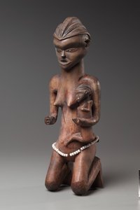 Figura di madre e bambino, fine 1800-inizio 1900