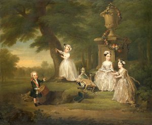 Una festa del tè per bambini, 1730