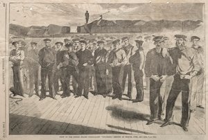 Equipaggio della nave a vapore degli Stati Uniti Colorado, imbarcato a Boston, giugno 1861, 1861