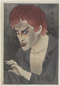 Attore Morita Kanya XIII (1907-75) come Jean Valjean