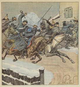 Combattimento di Nouans-le-Fuzelier, il furiere Lajersie uccide il maggiore del reggimento degli ussari di Posen
