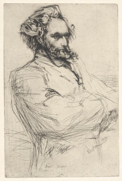 Drouet, scultore da James Abbott McNeill Whistler