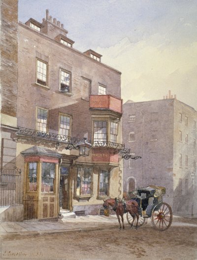 La Taverna Cheshire Cheese, Surrey Street, Westminster, Londra, 1883 da John Crowther