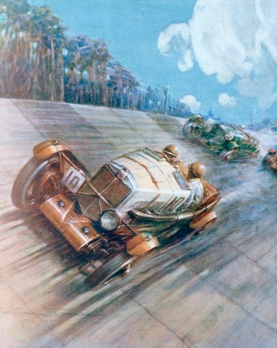 Corsa automobilistica da Unbekannt